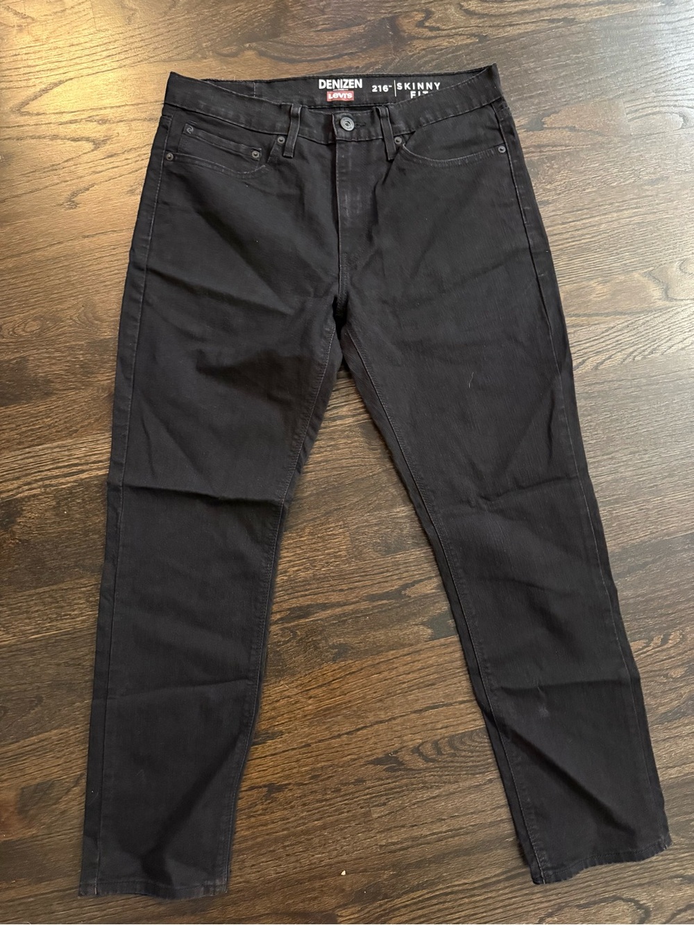 Levi’s Men’s Black Skinny Fit Black Jeans 216 34x30